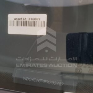 Vehicle VIN WDCYC7CF0FX232787