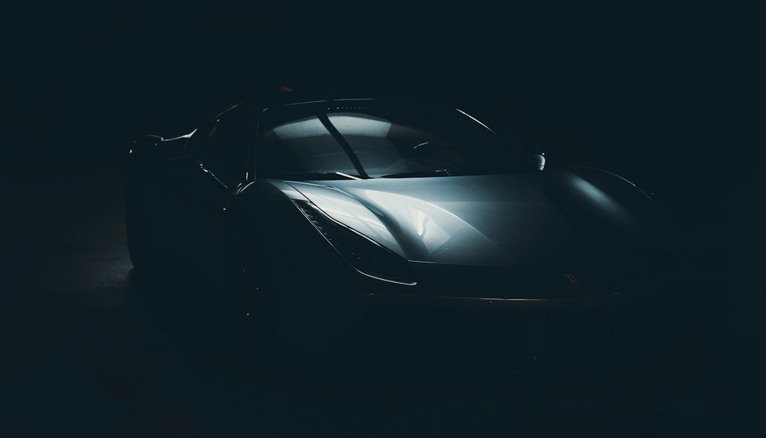 Futuristic sports car